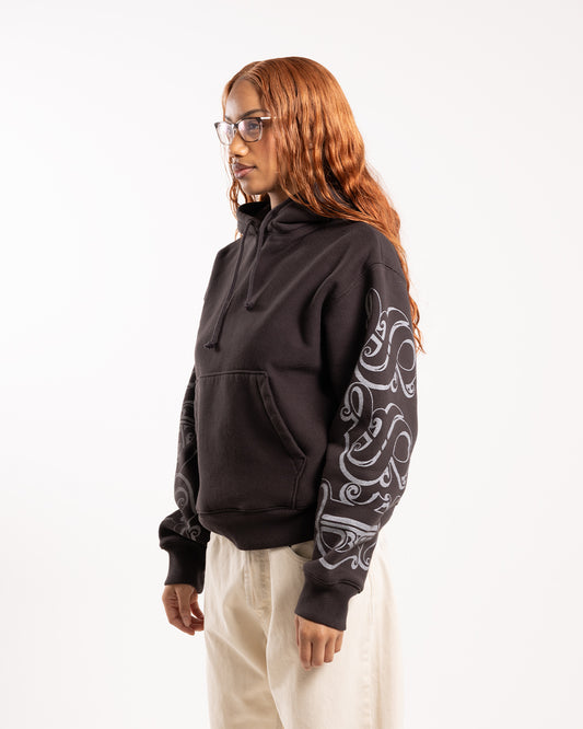 Stüssy Motif Print Hood Black