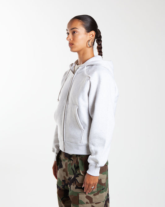 Stüssy Raglan Zip Hood Ash Heather