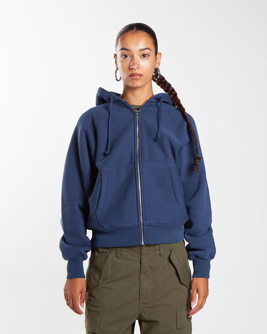 Stüssy Raglan Zip Hood Navy