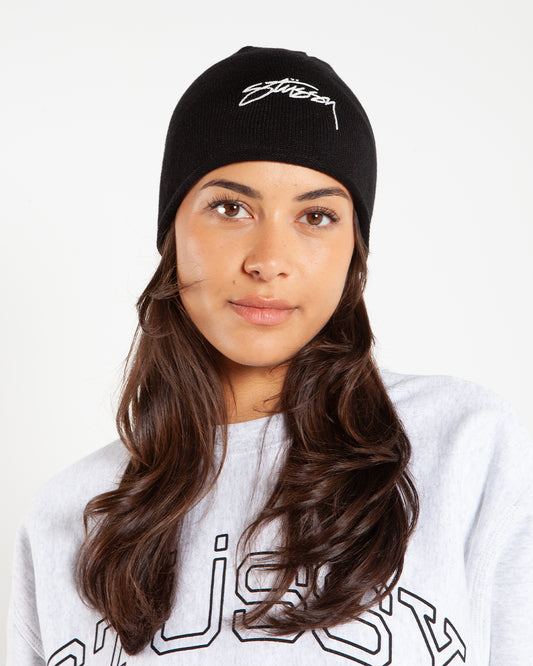 Stüssy Skullcap Rolled Edge Black