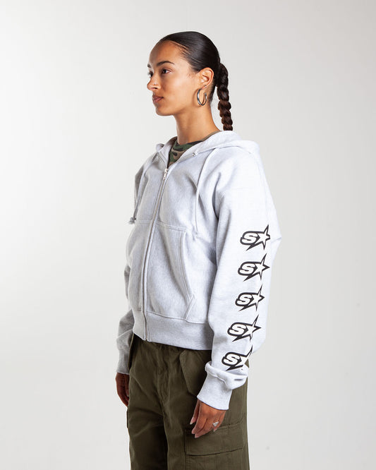 Stüssy Speedway Zip Hood Ash Heather