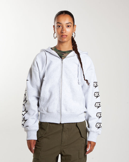 Stüssy Speedway Zip Hood Ash Heather