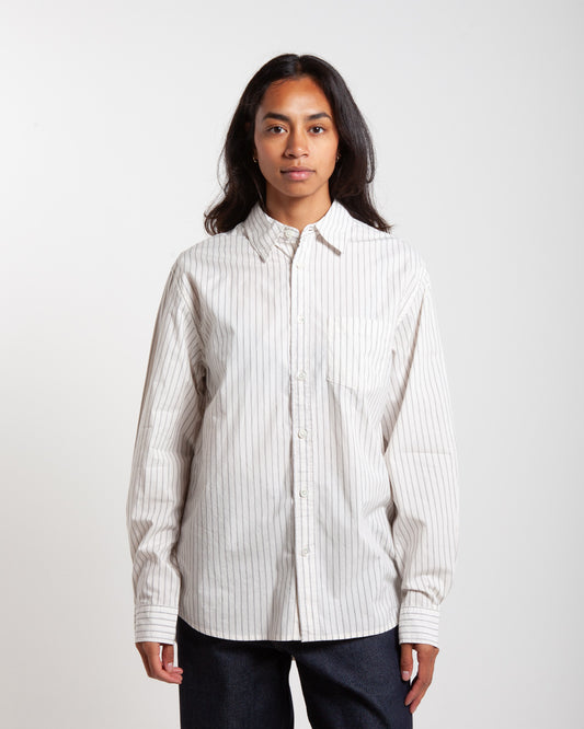 Stüssy Standard LS Shirt Natural Stripe