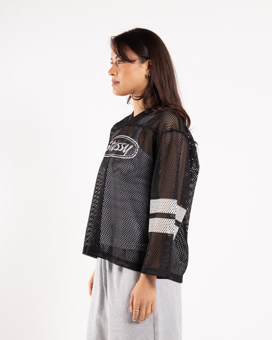 Stüssy Trucker Team Jersey Black