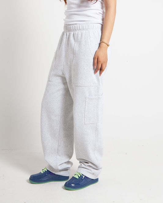 Stüssy Utility Fleece Pant Ash Heather
