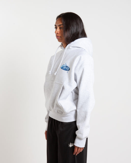Stüssy Wave Oval Hood Ash Heather