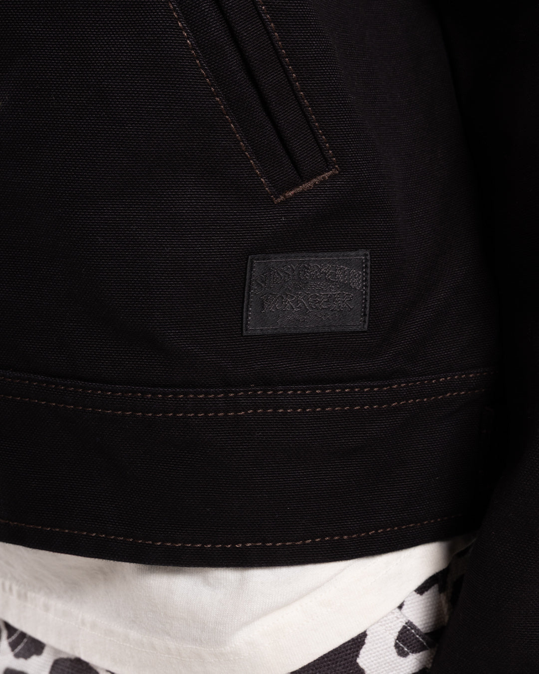 Stüssy Work Jacket Collared Black