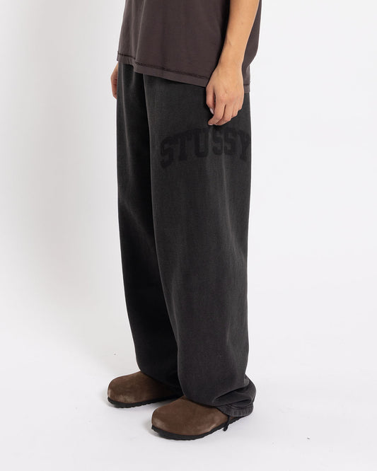 Stüssy Faded Graphic Fleece Pant Washed Black