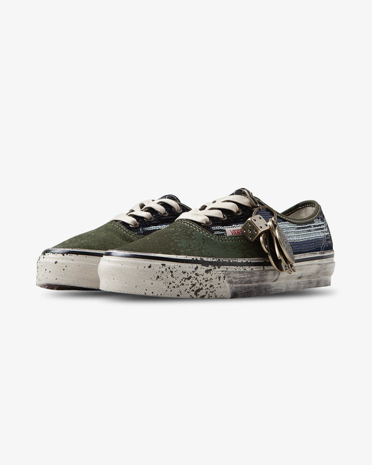 Vans Premium Authentic Green/Blue - Charms Pack