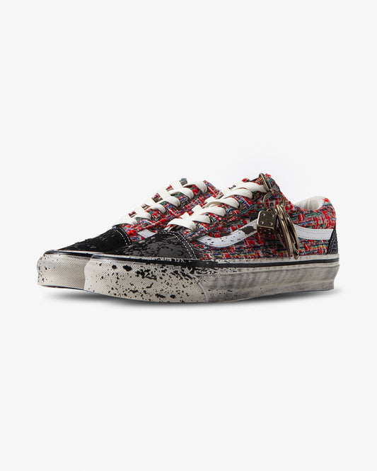 Vans Premium Old Skool Red/Black - Charms Pack