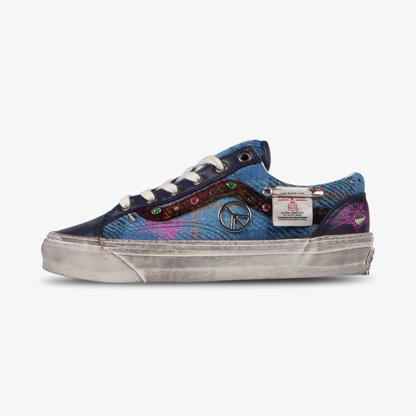 Vans x Harris Tweed® Premium LX Old Skool 36 Blue