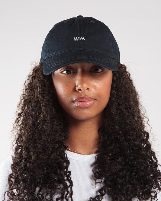 Wood Wood Low Profile Twill Cap Navy