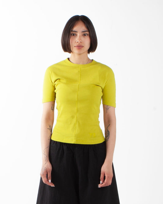 Y-3 Fitted SS Tee Unity Lime