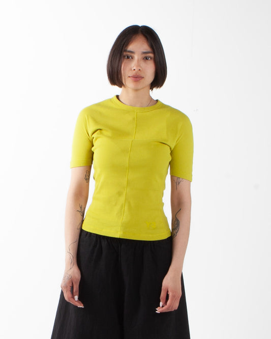 Y-3 Fitted SS Tee Unity Lime