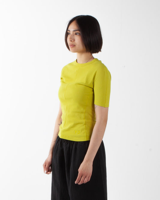 Y-3 Fitted SS Tee Unity Lime