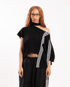 Y-3 Knit Top Black White