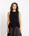 Y-3 Knitted 3 Stripes Vest Black