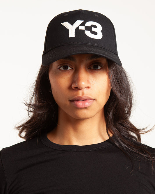 Y-3 Logo Cap Black