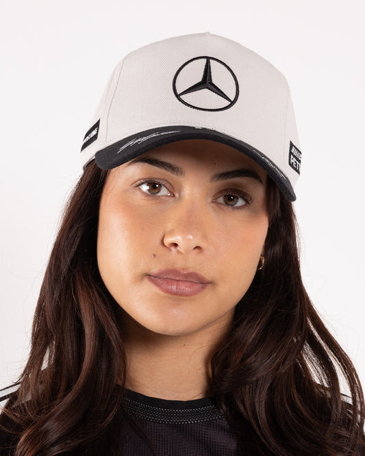 Y-3 Mercedes Race Cap Talc