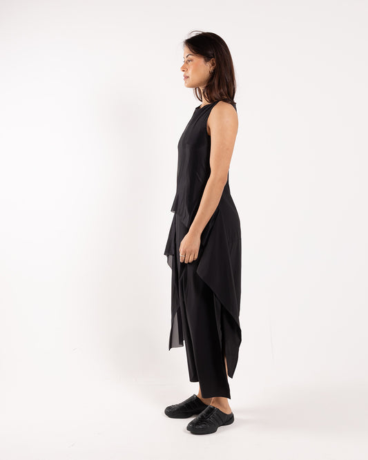 Y-3 Mesh Dress Black