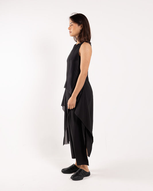 Y-3 Mesh Dress Black