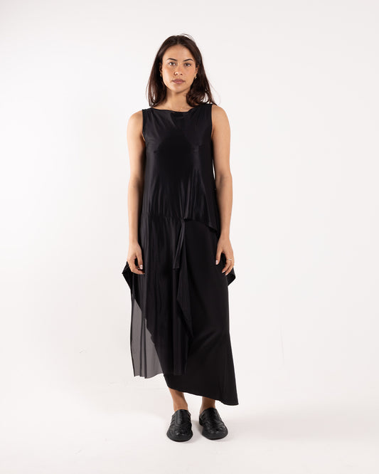 Y-3 Mesh Dress Black