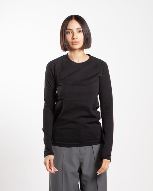 Y-3 Run Knit LS Top Black