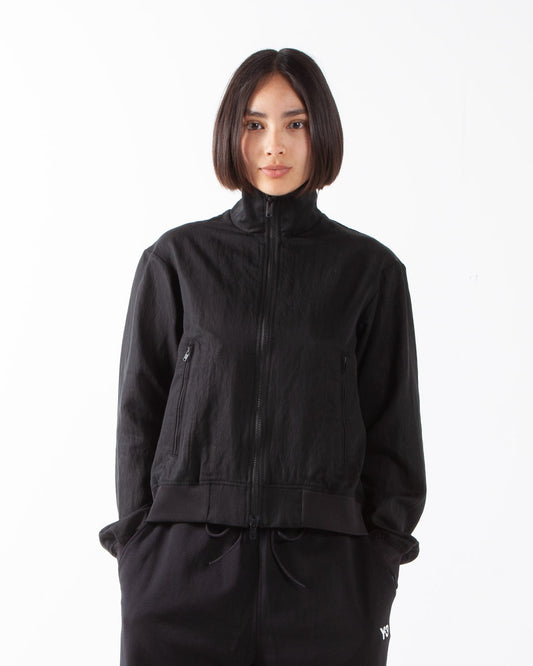 Y-3 Washed Twill Blouse Black