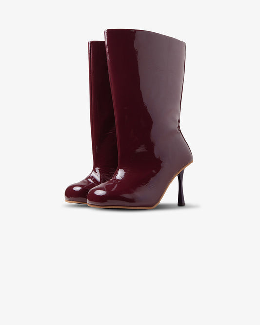 Yume Yume Roomy Boot Shiny Rooster