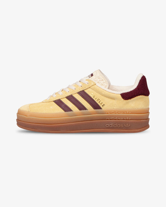 adidas Gazelle Bold Yellow/Maroon