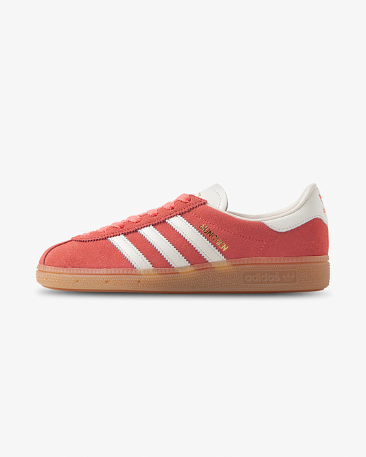 adidas Originals Muenchen W, pink women sneaker, side view