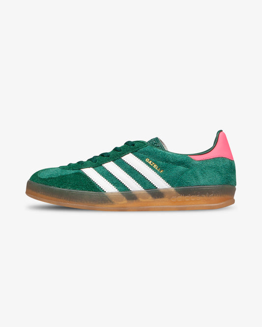 adidas W Gazelle Indoor Collegiate Green/Lucid Pink