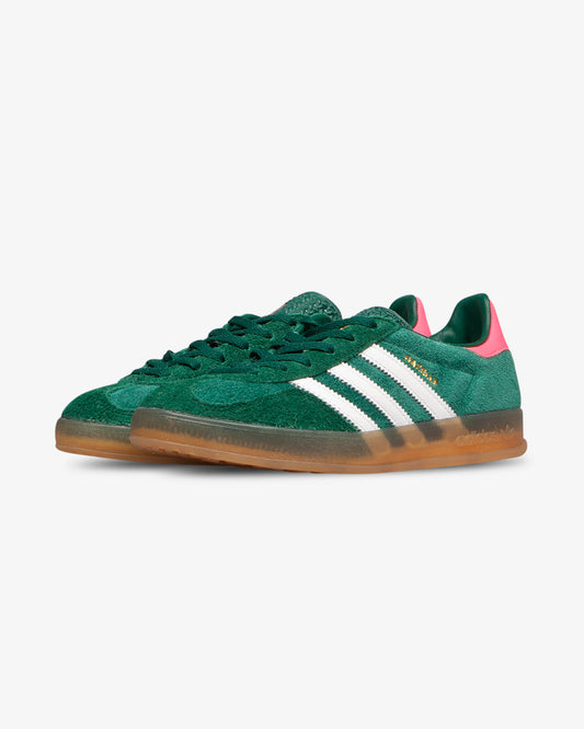 adidas W Gazelle Indoor Collegiate Green/Lucid Pink
