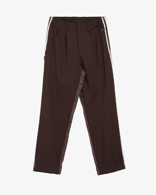 adidas x CLOT Relaxed Sweatpants Dark Brown