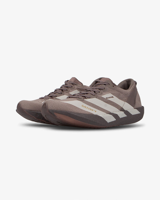 adidas x Satisfy Adizero Adios Tech Earth/Charcoal