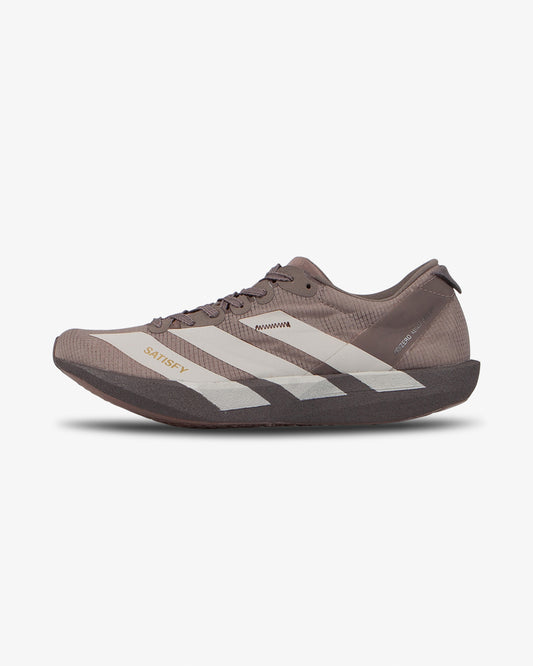 adidas x Satisfy Adizero Adios Tech Earth/Charcoal