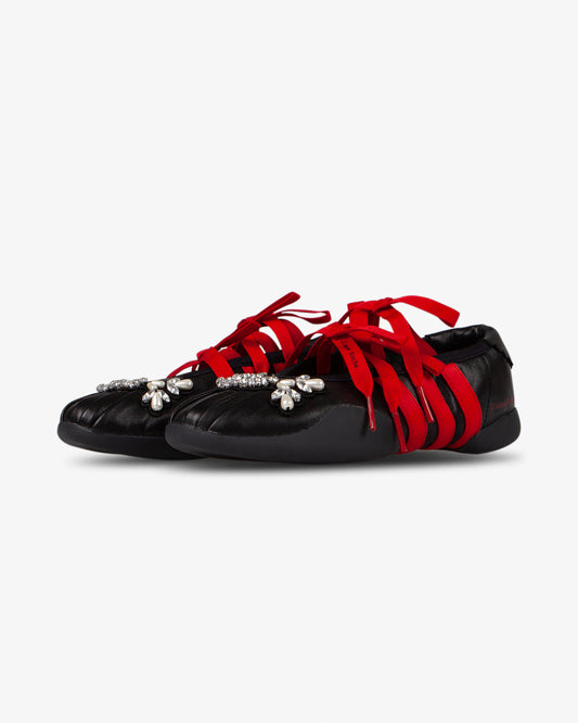 adidas x Simone Rocha TKD BLRN Leather Core Black/Better Scarlet