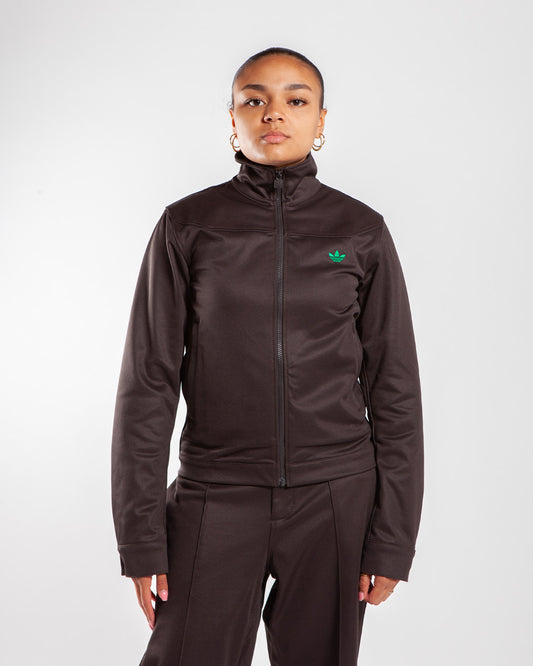 adidas x Wales Bonner Harrington Knit Track Jacket Brown