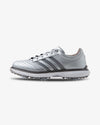 adidas x METALWOOD, MC70, Silver Metallic/Iron Metallic, silver shoe, golf sneaker, side view