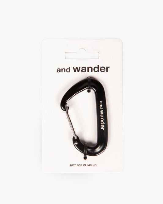 and wander Utility Carabiner Black