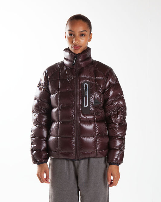 and wander Diamond Stitch Down Jacket 2 Dark Brown