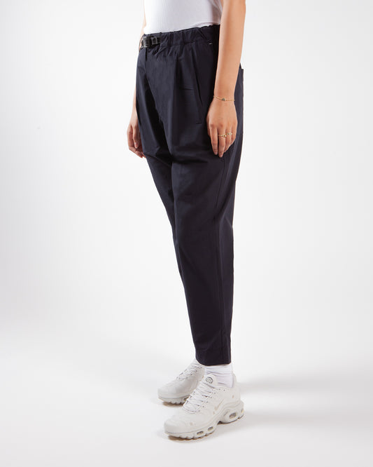 and wander Light W Cloth Pants Navy