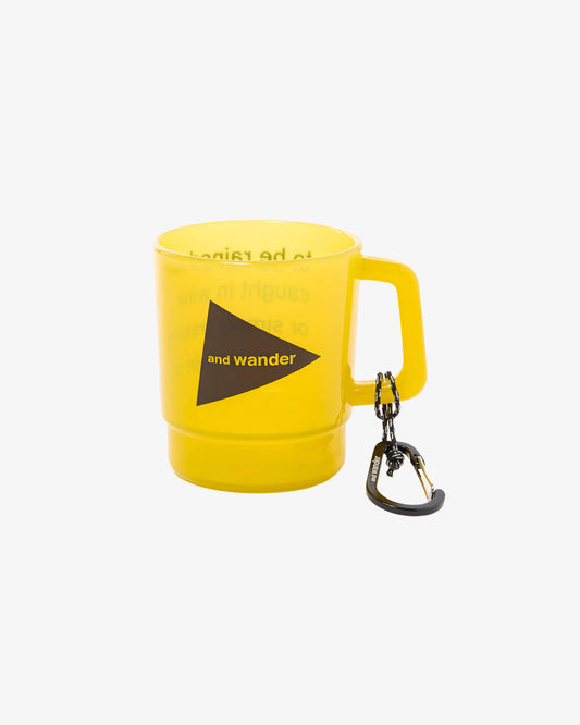 and wander Logo PP Mug Yellow