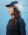 and wander Rainproof Ear Flap Cap Black