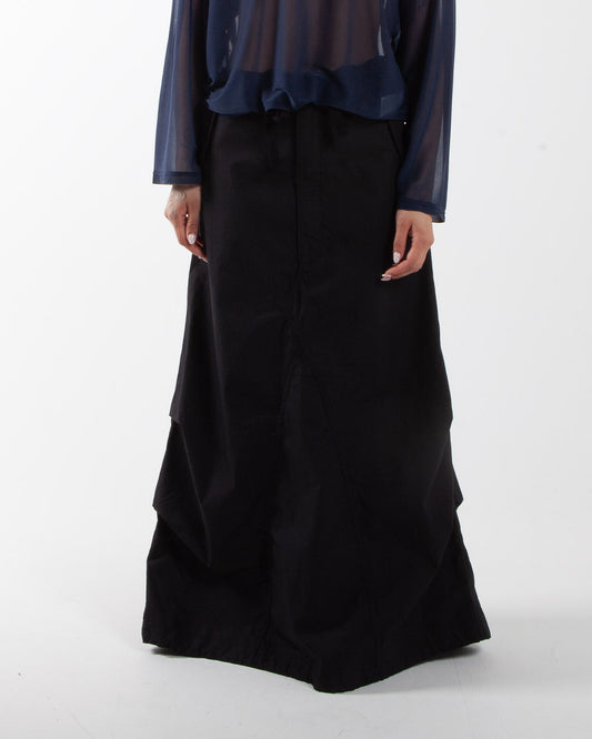 Beams Boy O. Army Skirt Black