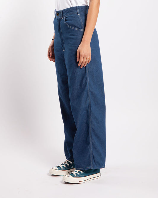 Beams Boy O. Lace Up Work Pant Indigo