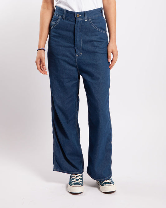 Beams Boy O. Lace Up Work Pant Indigo