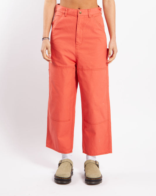 Beams Boy O. D/Knee Painter Pants Red