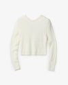COOR Hairy Back Scoop Knit Ivory
