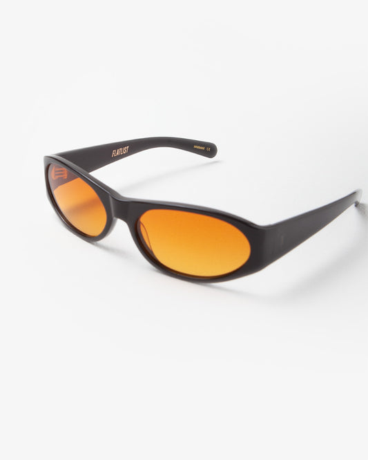 Flatlist Eddie Kyu Solid Brown / Sunset Orange Lens